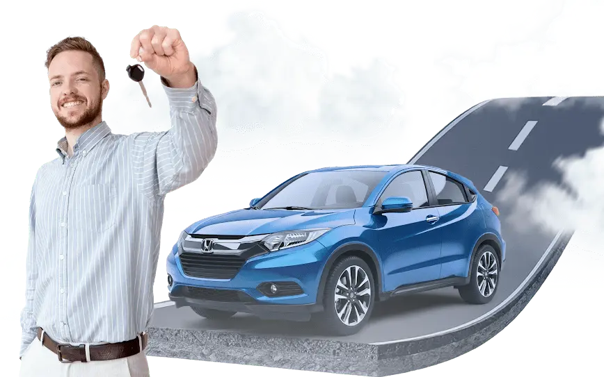 Person holding car keys